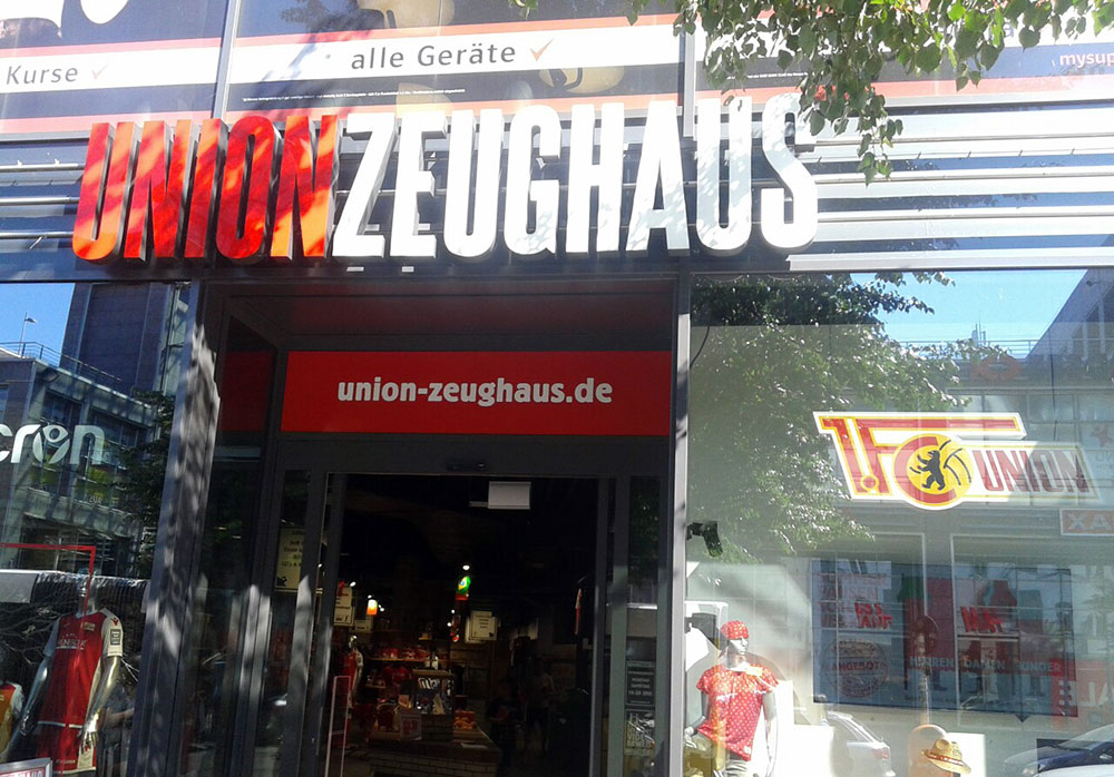 Fanshop Union Zeughaus Bahnhofstraße