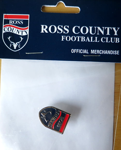 ross county fc pin badge