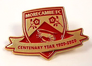 morecambe pin badge centenary значок Моркам столетие