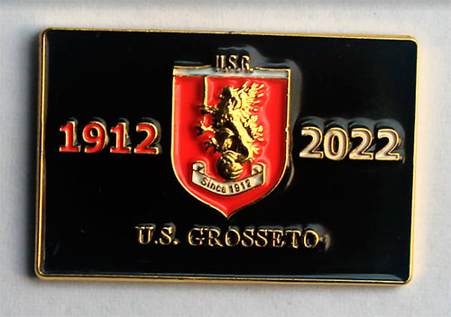 grosseto 2022 значок 100 лет Гроссето