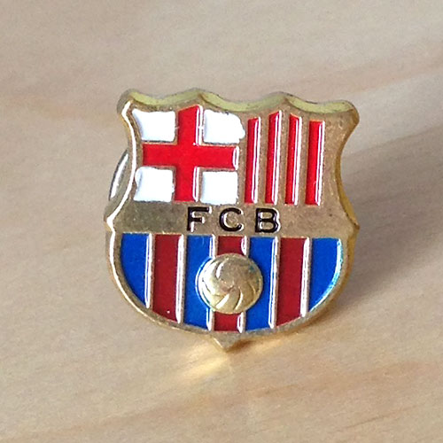 barcelona fc pin badge значок барселона