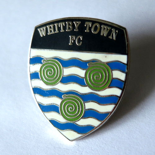 whitby town pin badge значок