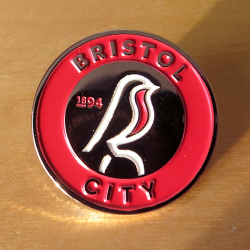 bristol city fc pin badge значок Бристоль Сити