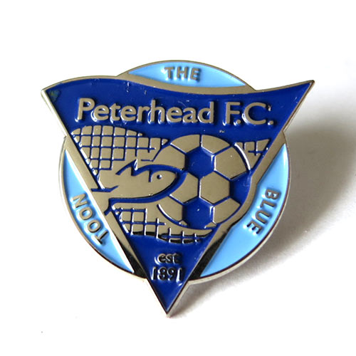 peterhead fc pin badge