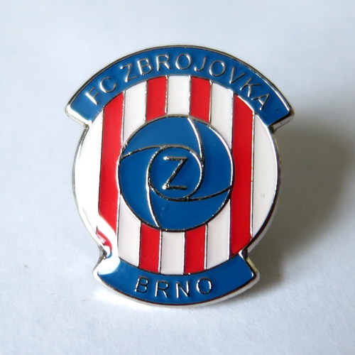 Zbrojovka FC pin значок Зброёвка Брно