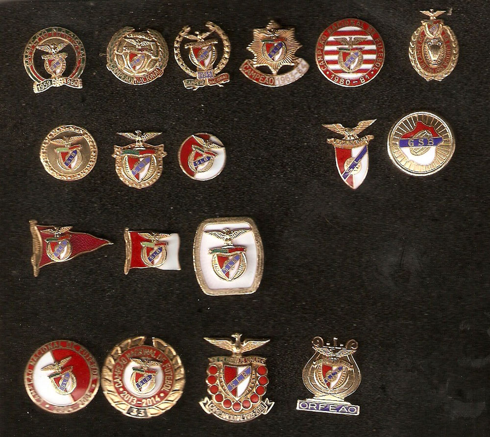 benfica pins collection